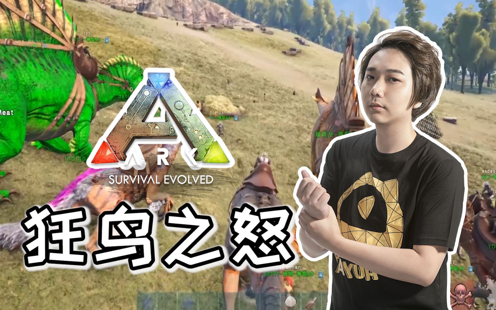 楚河实况狂鸟之怒战歌四起楚河联手单身狗和其他狂鸟主播大战嚣张外国