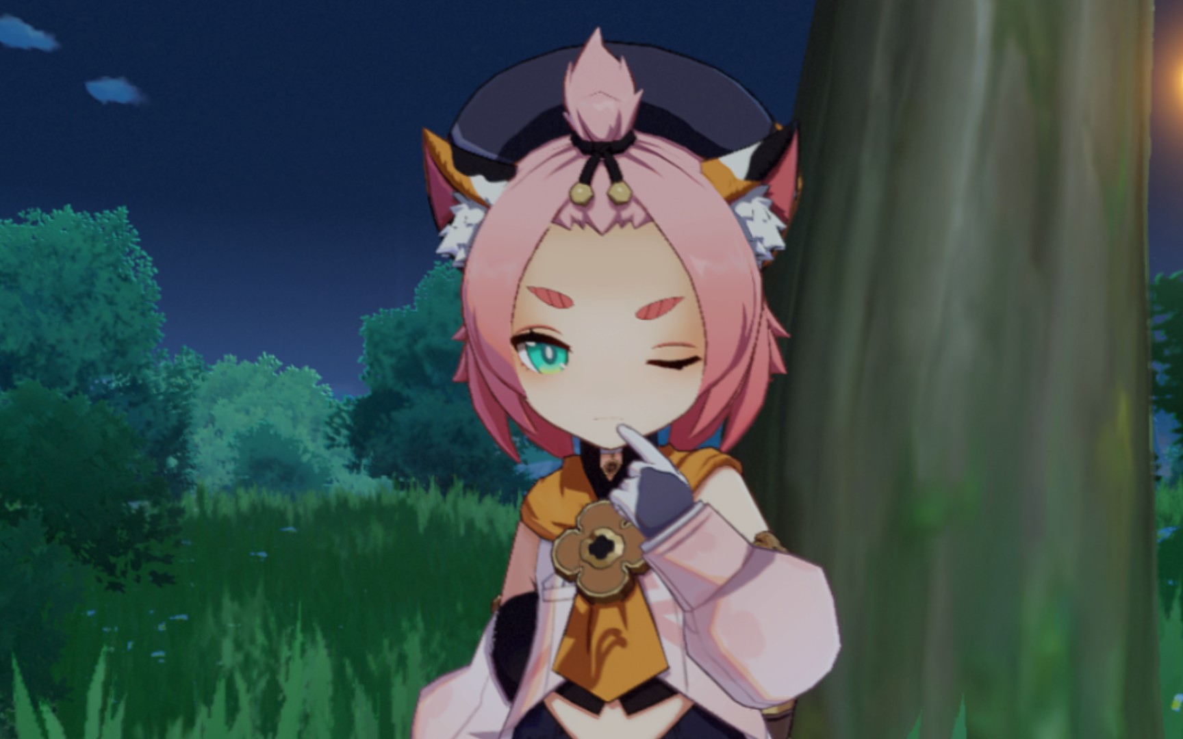 睁一只眼闭一只眼的dio娜实在是太可爱了