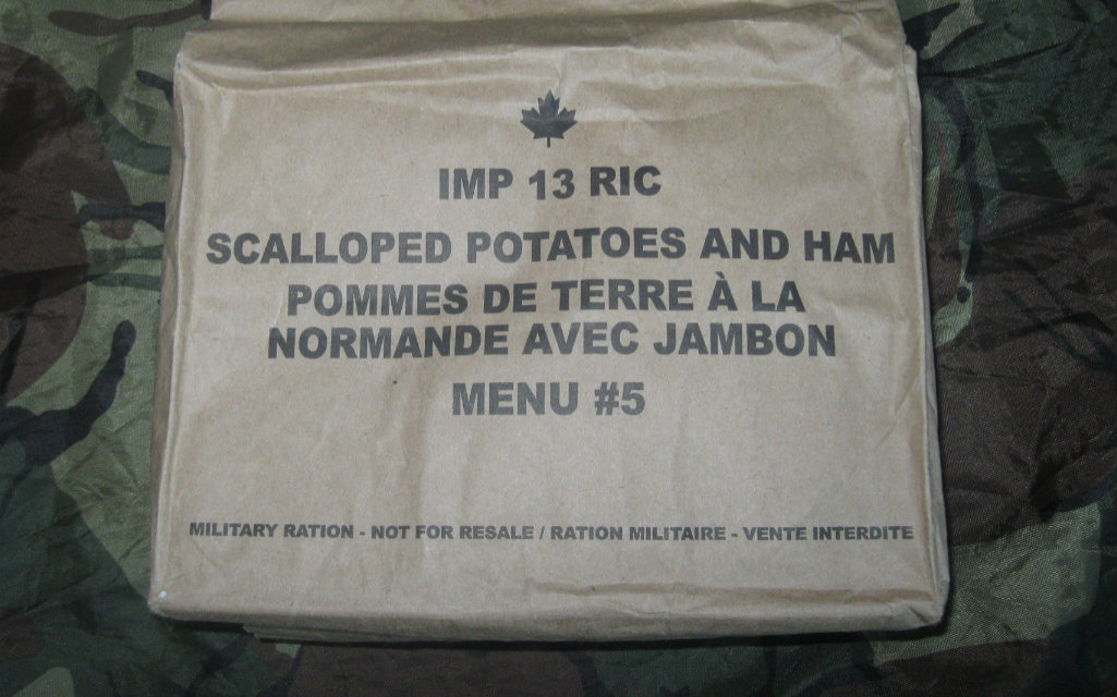 【军粮评测】加拿大imp单兵口粮13版5号餐(拆包)
