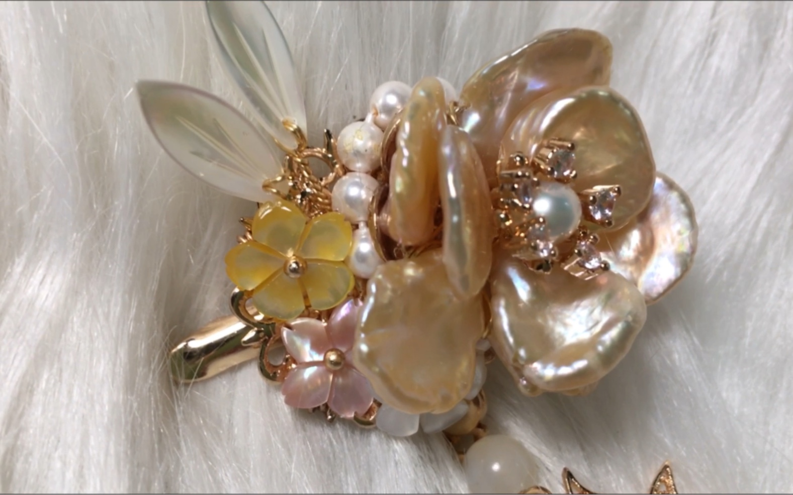 【出簪】巴洛克珍珠后压超级粉嫩萌萌哒!