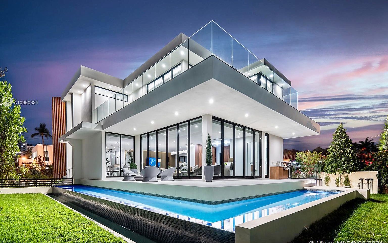 luxury home 4k / 迈阿密海滩现代时尚豪宅~5780 la