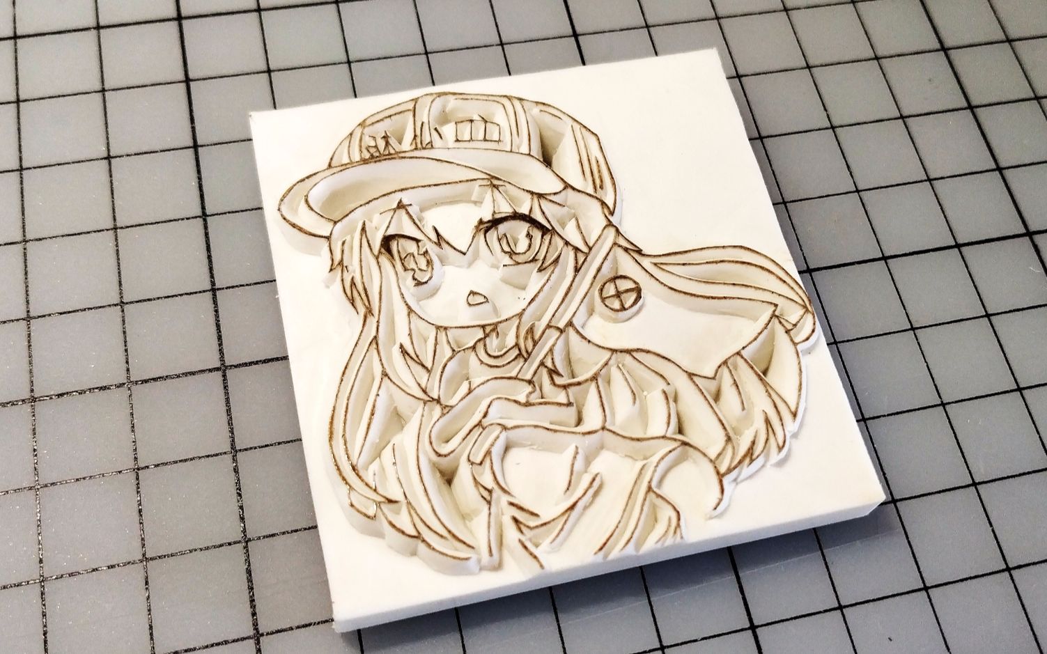 【橡皮章】工作细胞·血小板 q版 橡皮章雕刻 by幻秋