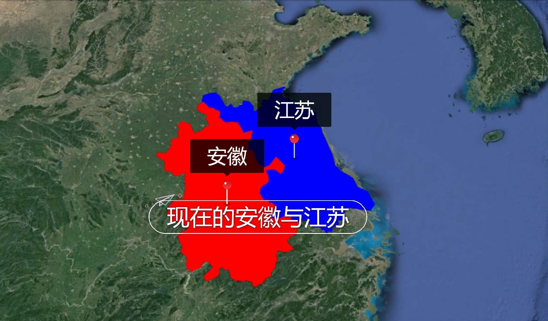 江苏安徽两省地图图片