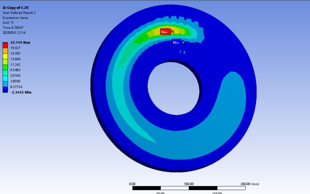 [图]ANSYS Workbench 预科班 - 06 制动盘摩擦生热耦合分析实例