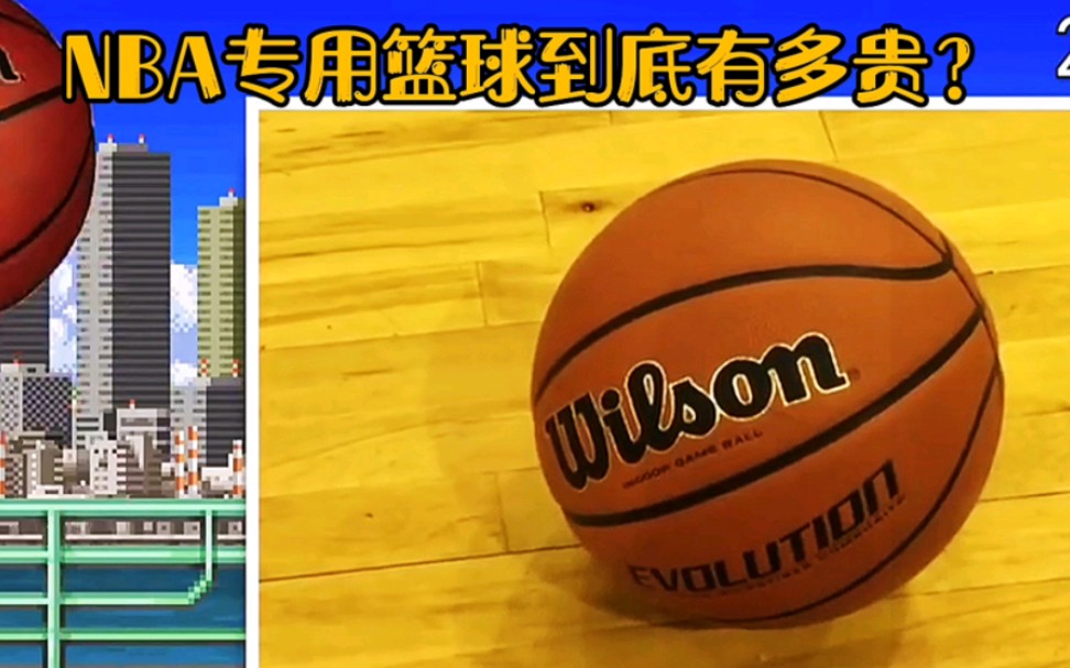 NBA专用篮球到底有多贵?哔哩哔哩bilibili