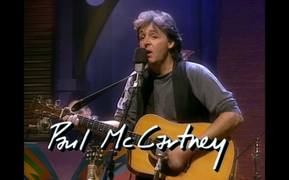 保羅麥卡特尼mtv不插電演唱會高清重製paulmccartneymtvunplugged1991