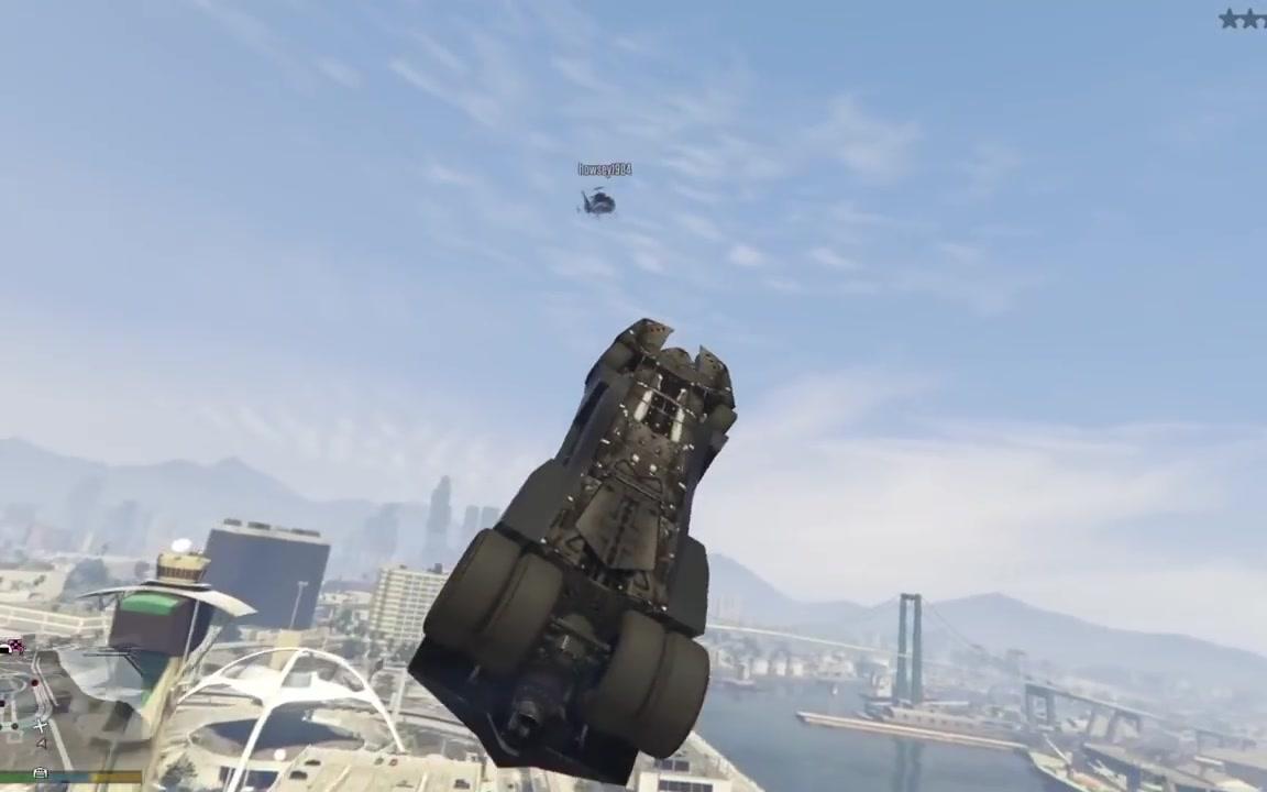 gta5当你用蝙蝠侠战车杀戮整个世界是什么感觉?