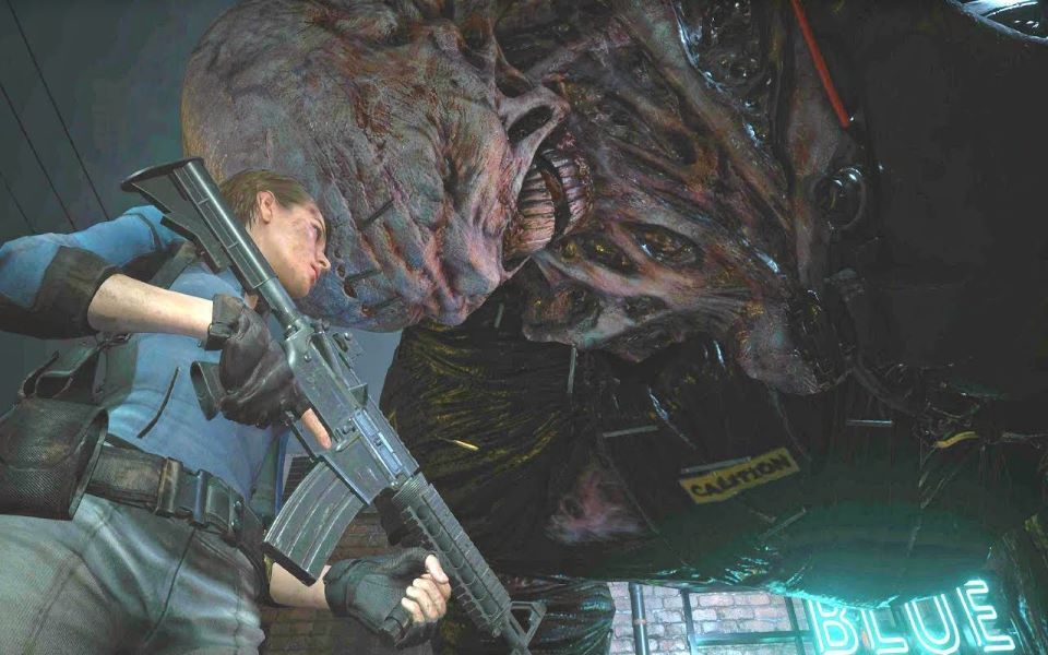 《生化危机3:重置版》 巨无霸级追踪者_哔哩哔哩 (゜-゜)つロ 干杯