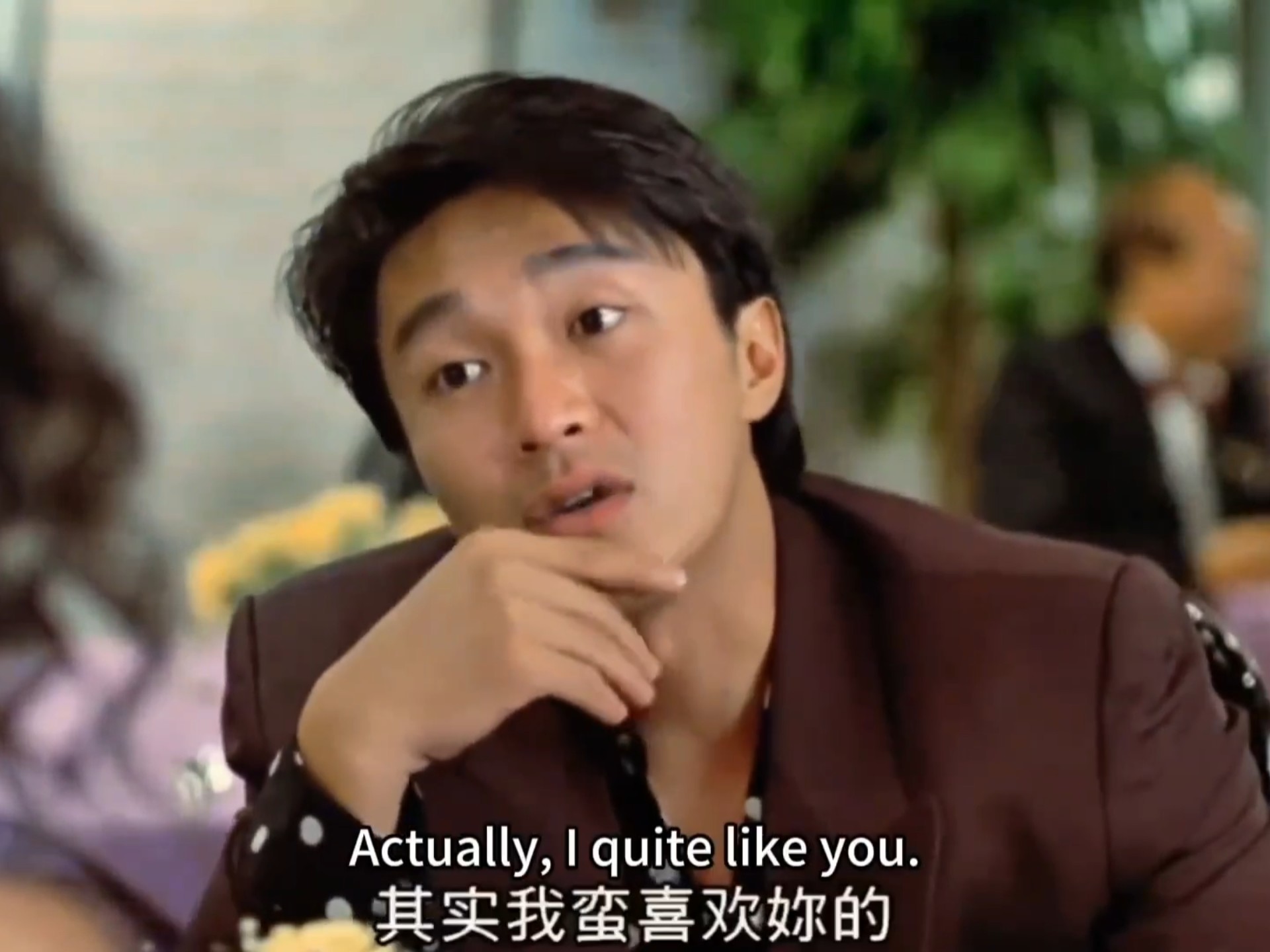 周星驰经典作品,阿水挽回阿媚,阿媚的表情太投入了