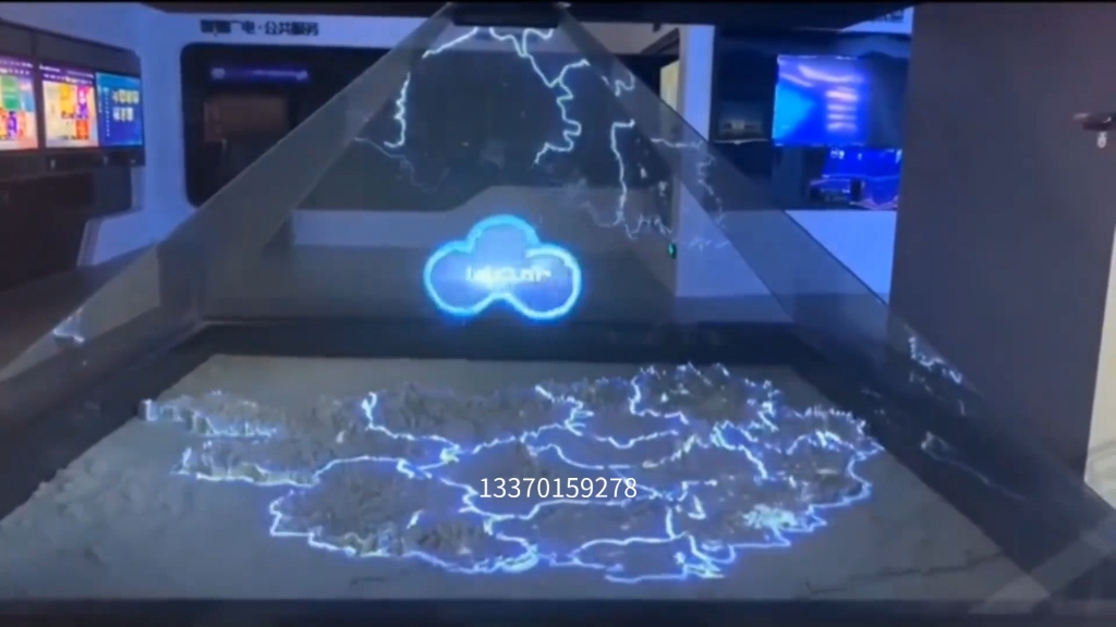 裸眼3d电子沙盘模型 电子沙盘模型 全息投影沙盘模型
