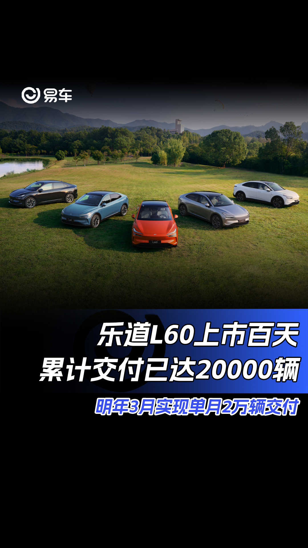 乐道L60上市百天累计交付已达20000辆 明年3月实现单月2万辆交付哔哩哔哩bilibili