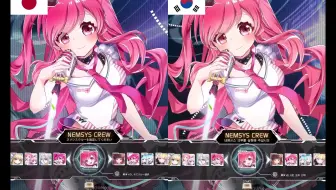 [SOUND VOLTEX] Japan vs. Korea's Live2D Navigators