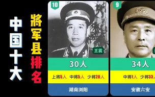 下载视频: 中国十大将军县排名，都是将军的摇篮，有没有你的家乡?