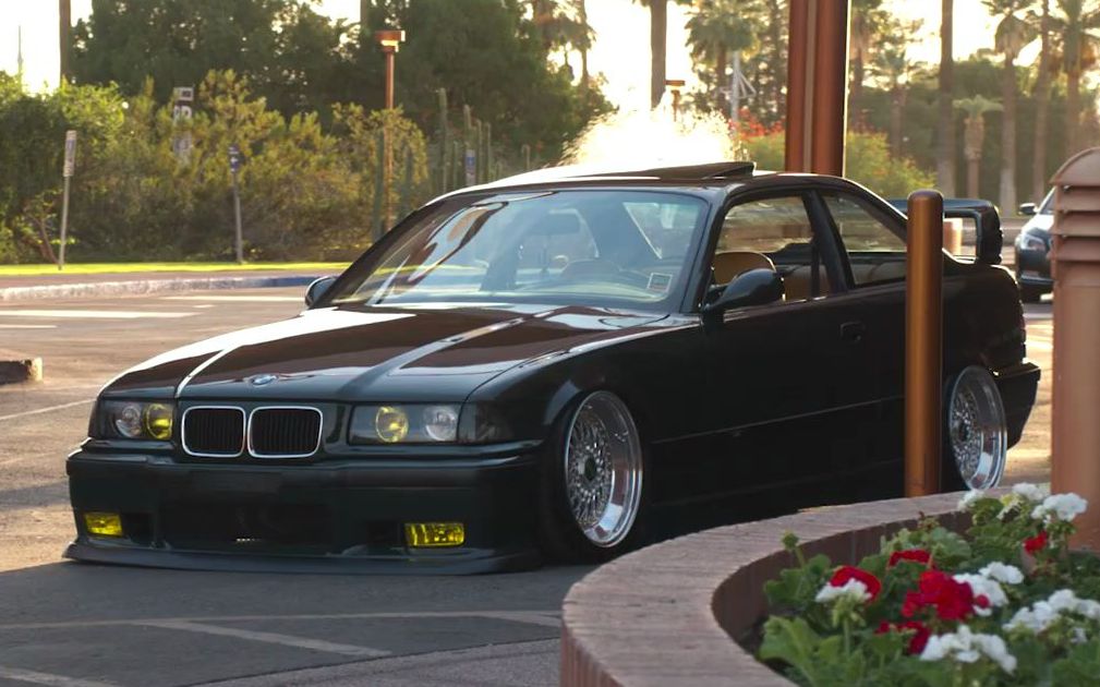 传承的赛车情怀 英国赛车绿下的宝马m3 e36 奢华优雅