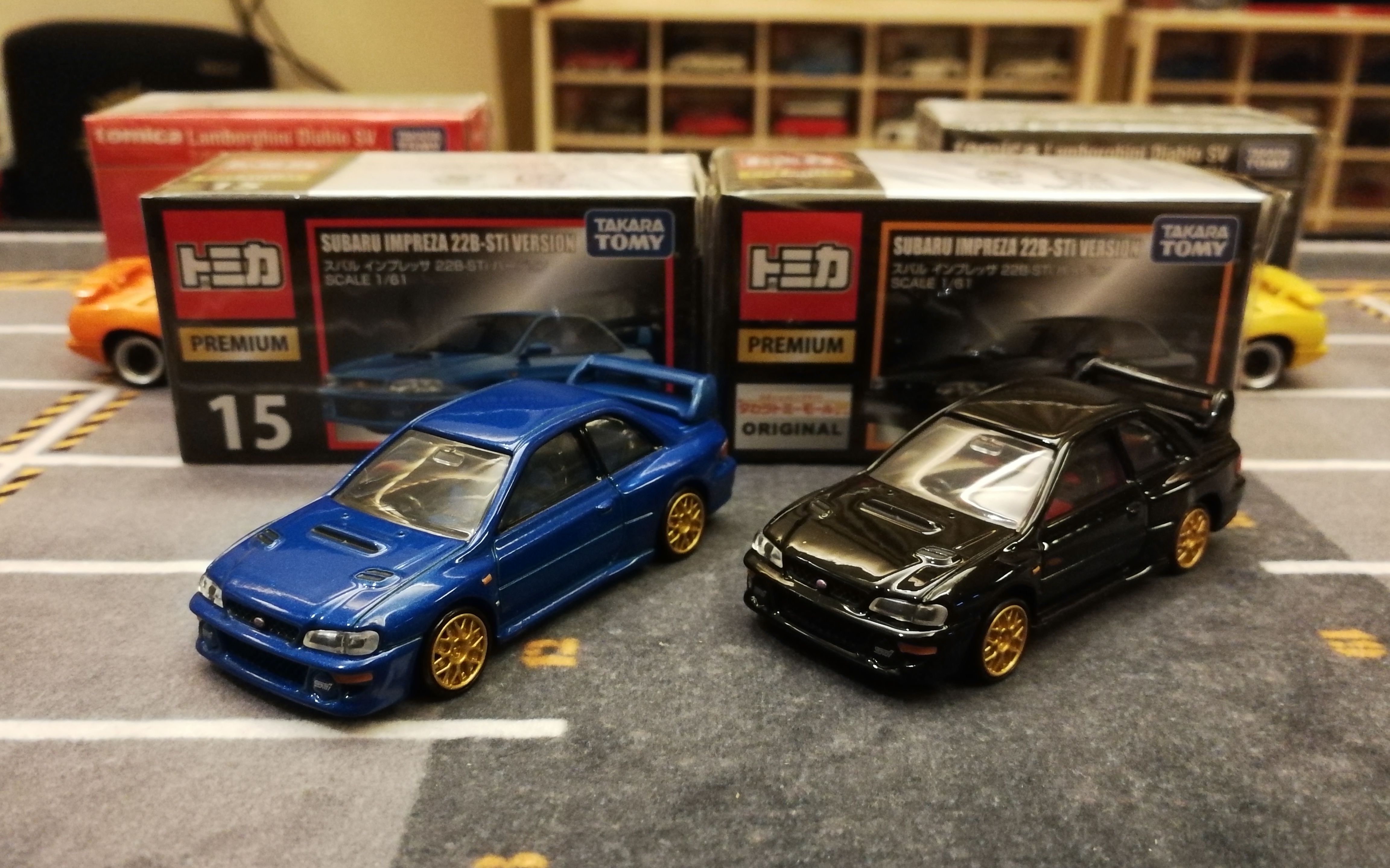 【多美卡黑盒】#15 subaru impreza 22b-sti version(初回版×粉絲指