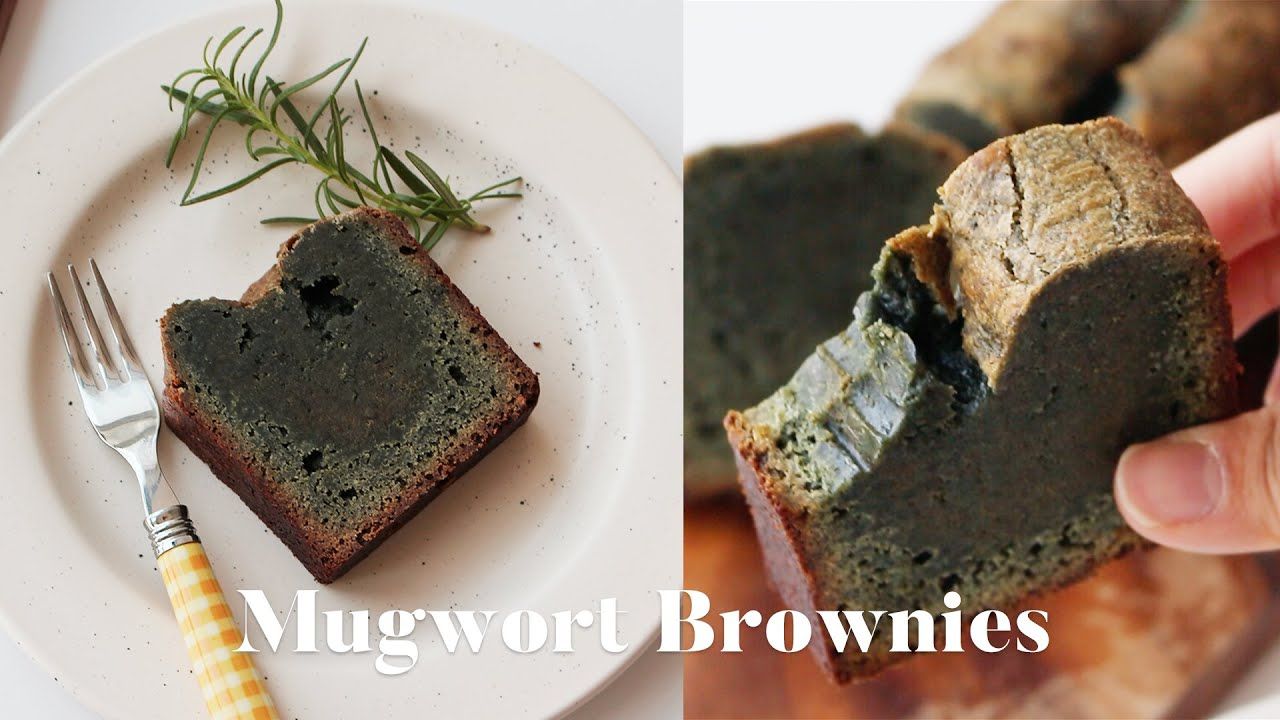 【SweetHailey】超厚艾草布朗尼食谱~|Super Thick Mugwort Brownies Recipe哔哩哔哩bilibili