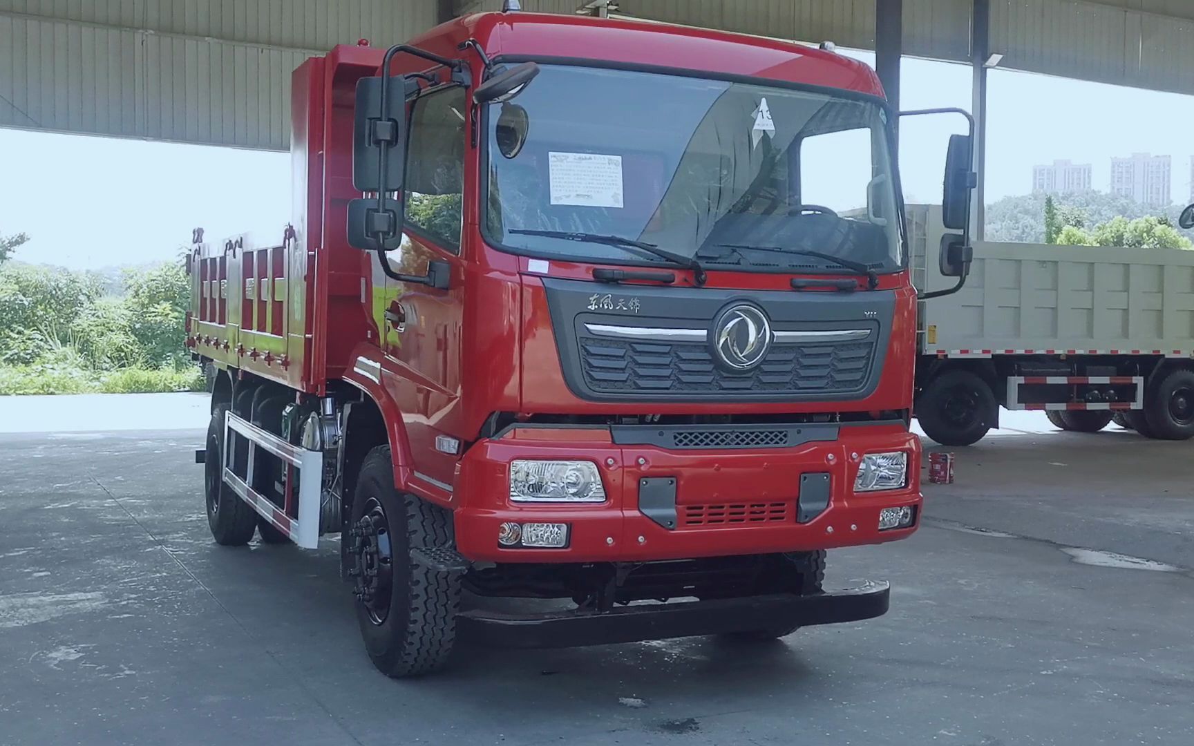 東風天錦245馬力大單橋自卸車,國六東風天錦五開門單橋自卸車