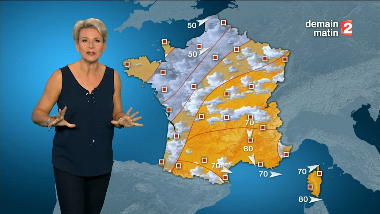 2016年6月26日,法国电视二台(france 2),广告和节目预告,天气预报