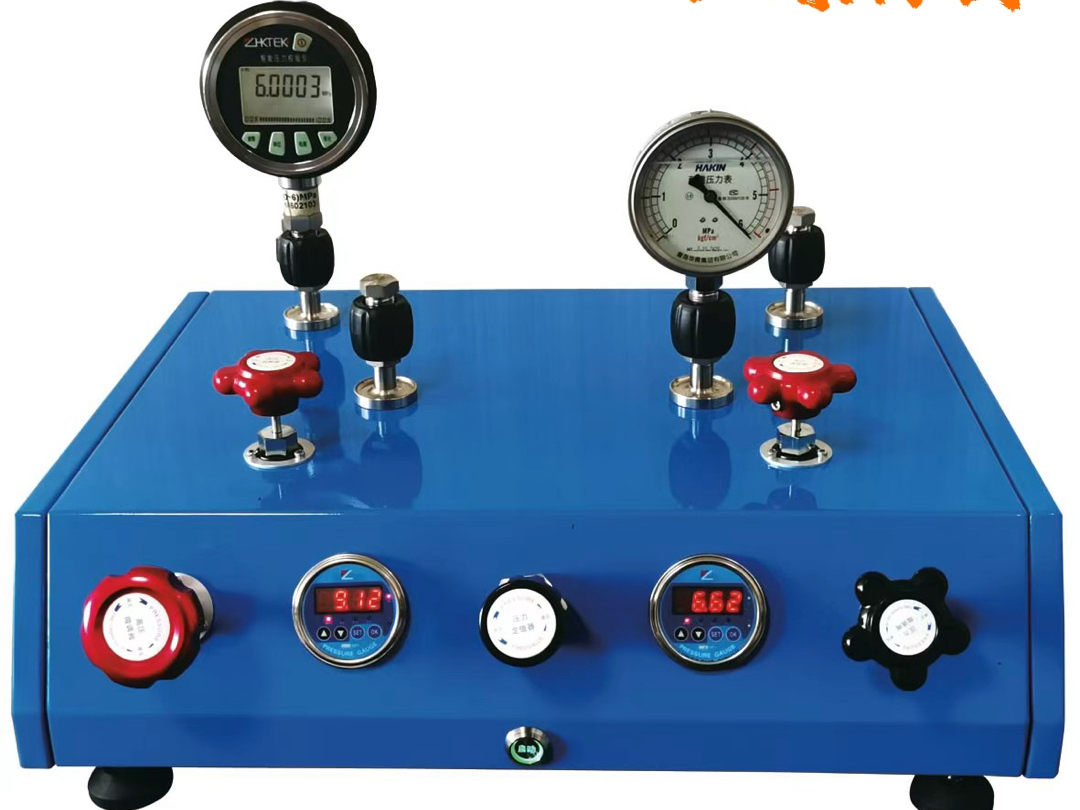 江鲸科技便携式压力仪表快速检定装置,微压表检定装置,轮胎压力表,空