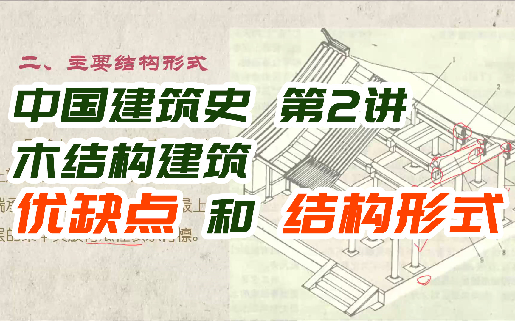 中国古代木结构建筑——优缺点 / 结构形式【中国建筑史第02讲】哔哩哔哩bilibili