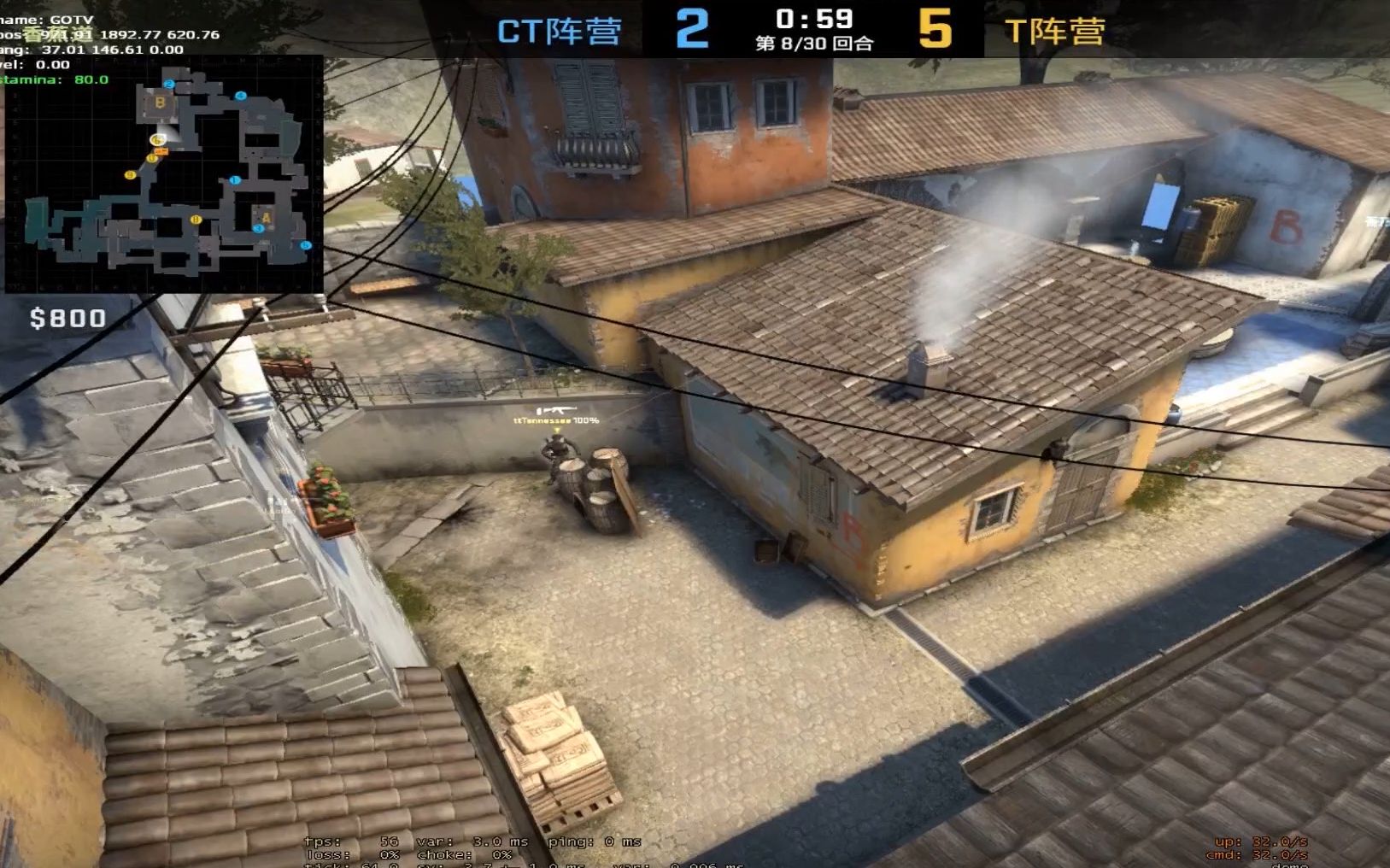 csgo香蕉道6组烟火闪让你的对手目瞪口呆干货