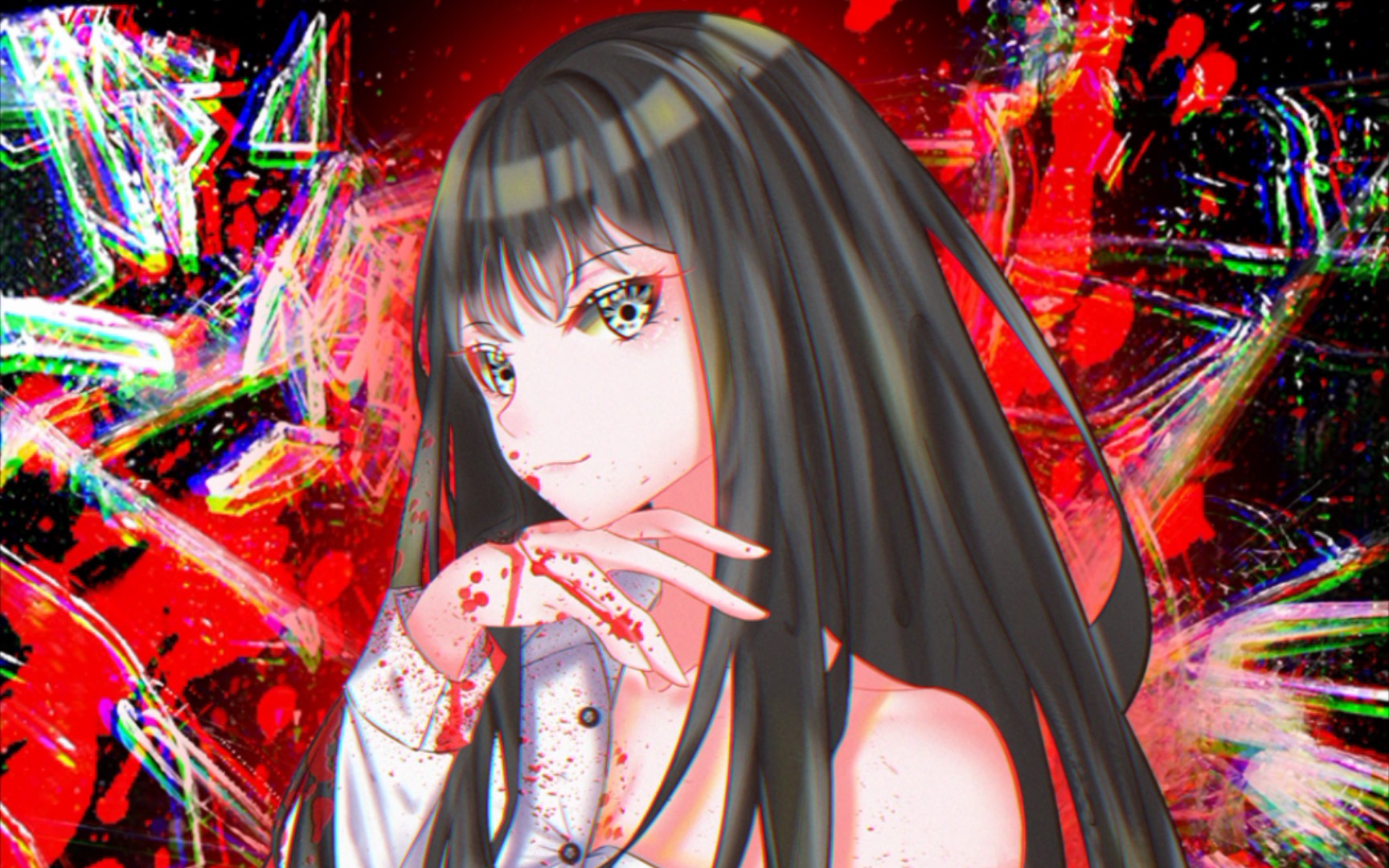 【茉安alice/上色过程】川上富江