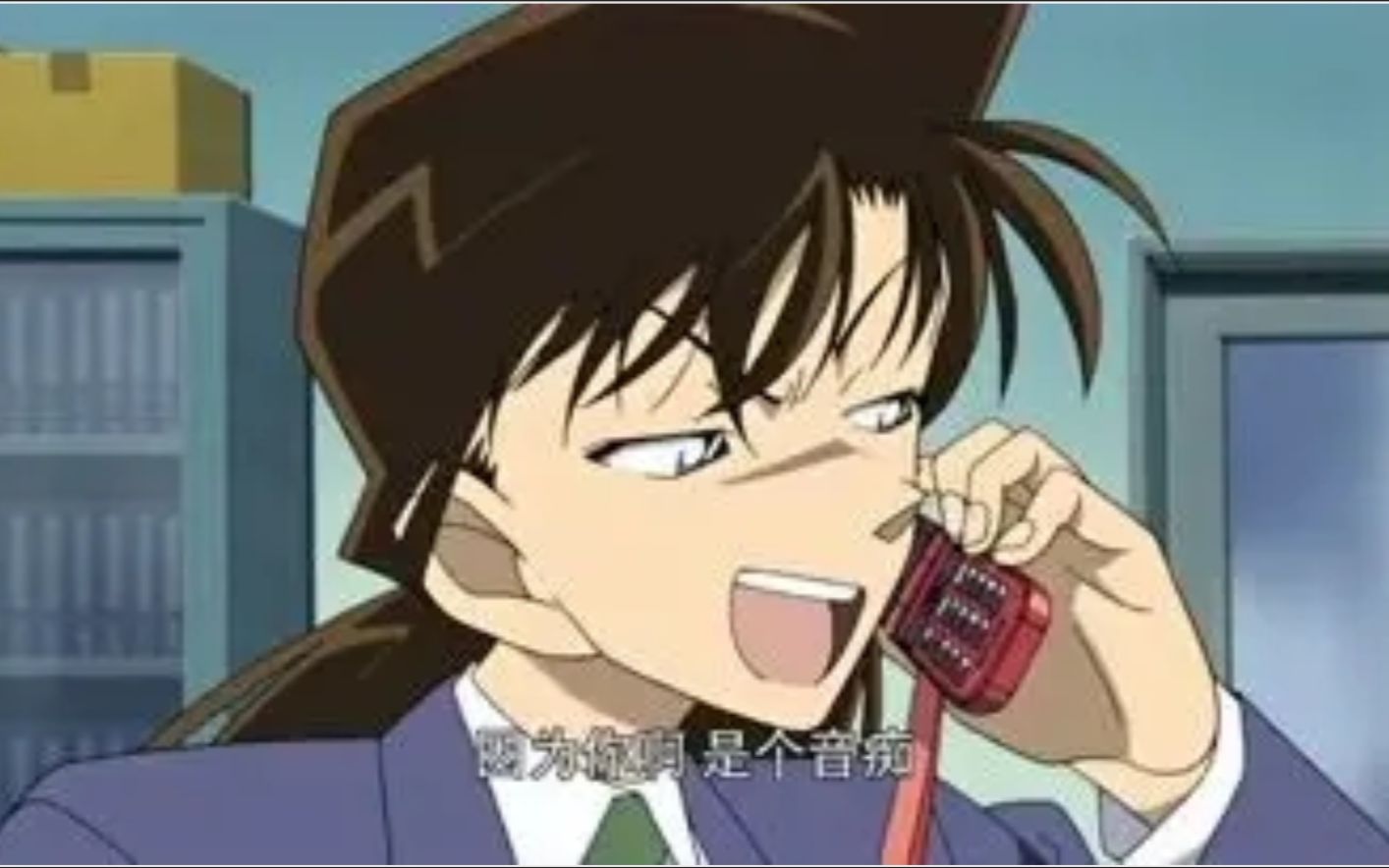 名侦探柯南:新一说小兰"鸡婆"惹小兰生气!小五郎看着都怕了!