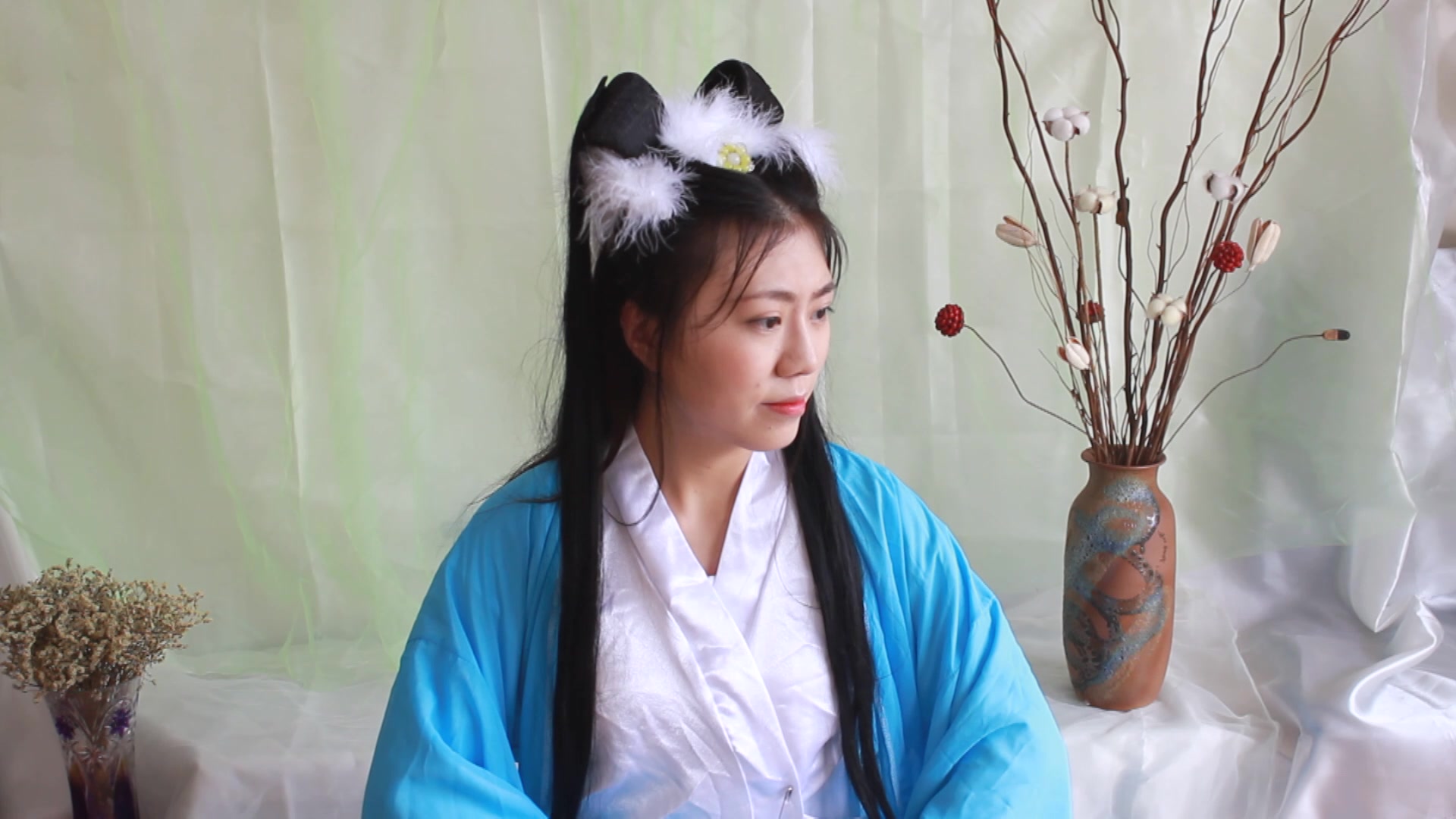 乌龙闯情关曹颖霍水仙古装发型教程