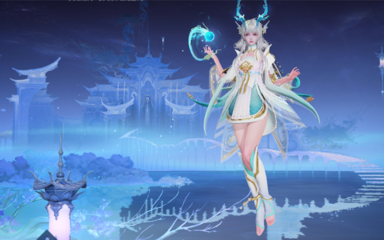 西施fmvp皮肤【游龙清影】游玩