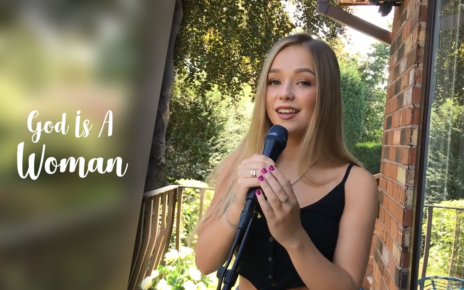 [图]【God Is A Woman】- Ariana Grande - Cover By Connie Talbot -中英字幕