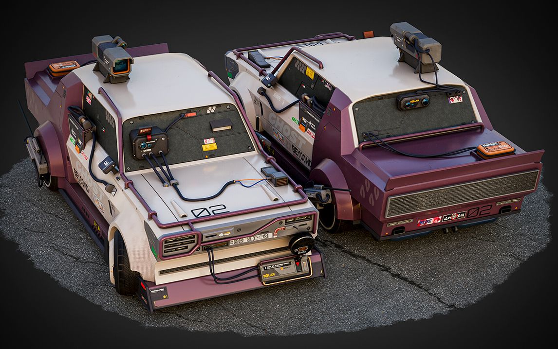 3dmax制作风格化小汽车模型,从拉box开始教你建模,3dmax新手入门教程