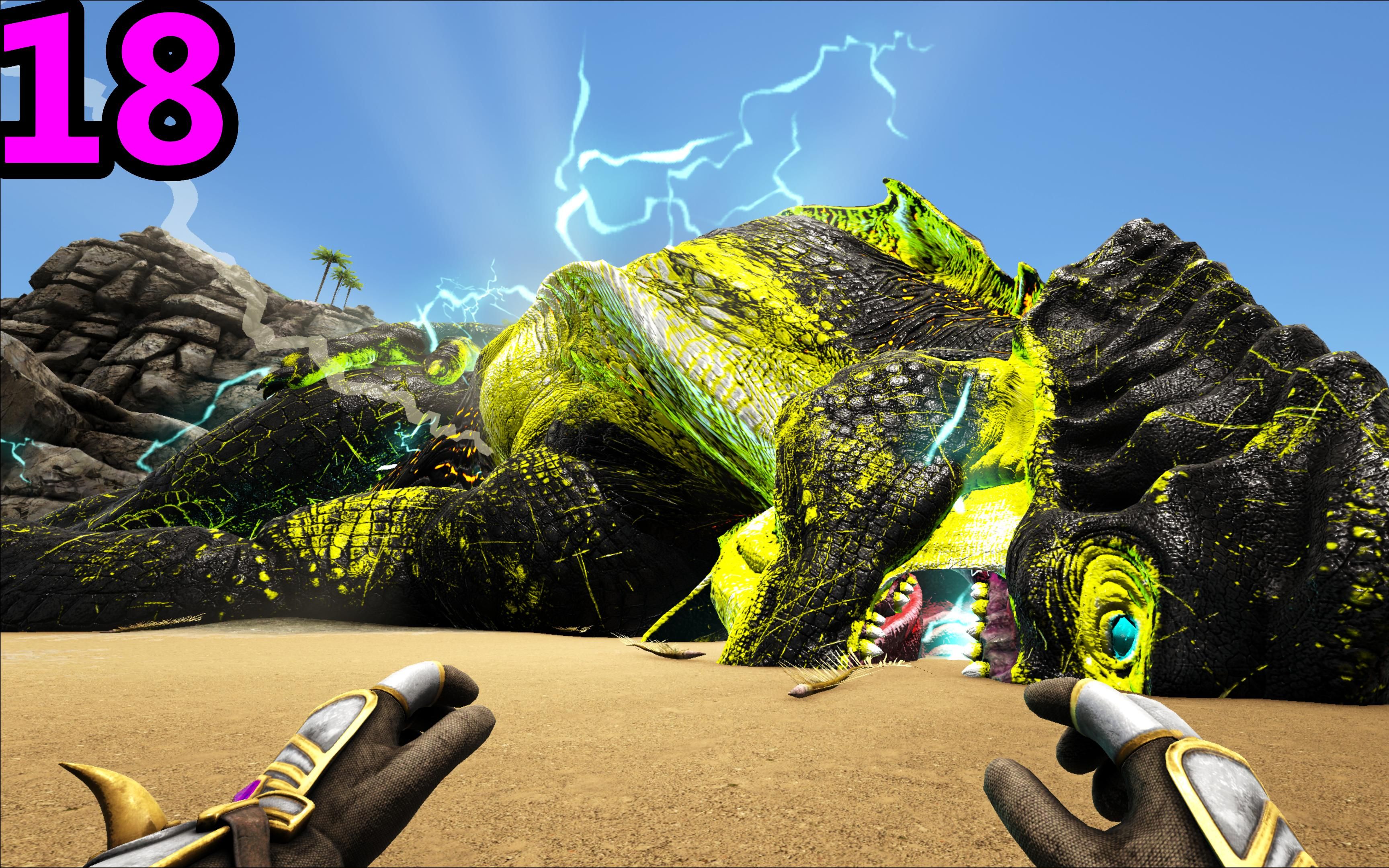 【小歪】方舟原始恐惧:电属性的泰坦使出了一招同归于尽