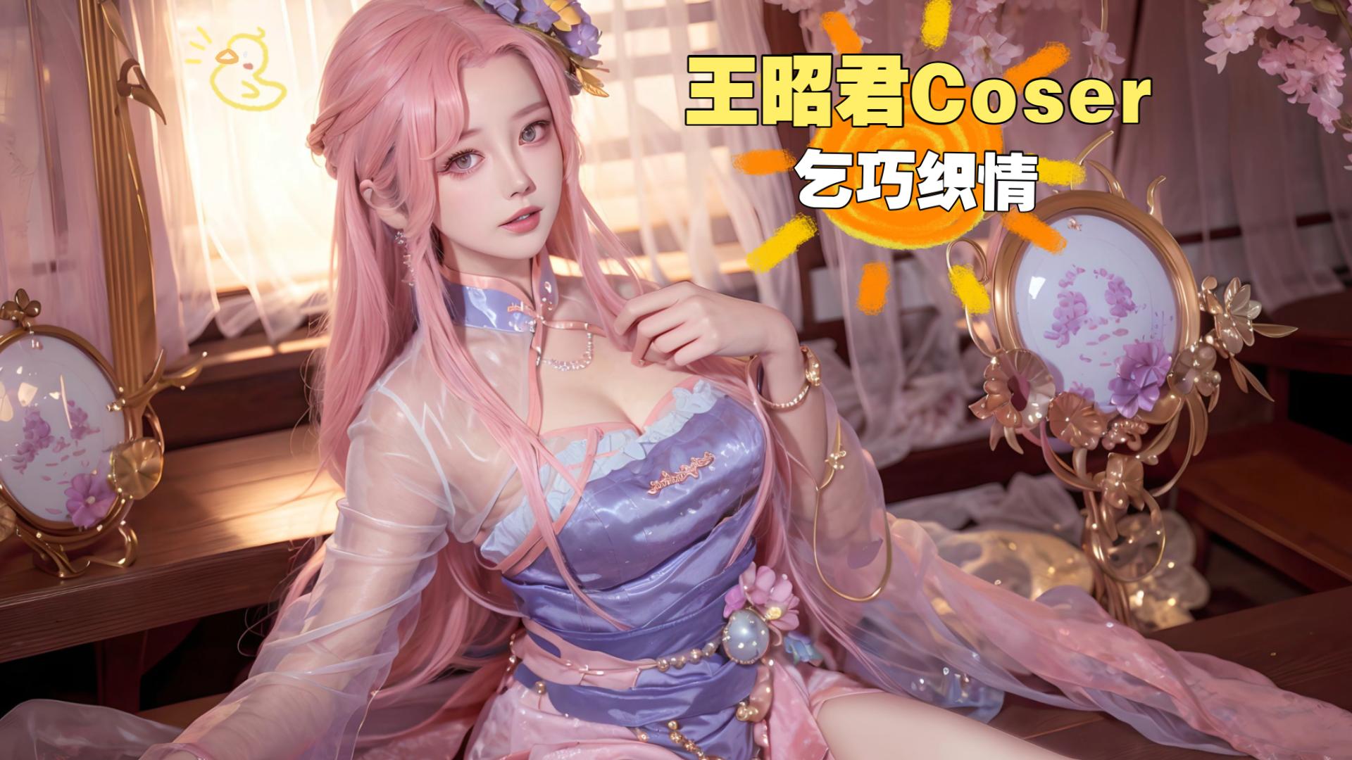 壁纸来啦~故乡的梅花 开了吗?王昭君 乞巧织情 coser 4K~哔哩哔哩bilibili