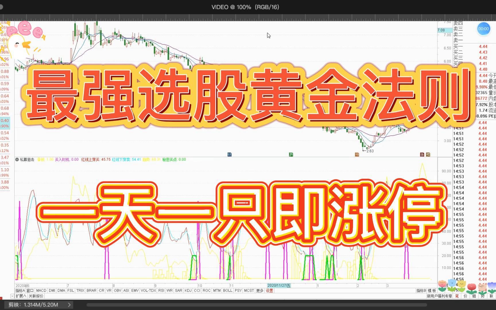 最强选股黄金法则指标战法,一天选一只即涨停!散户收藏哔哩哔哩bilibili