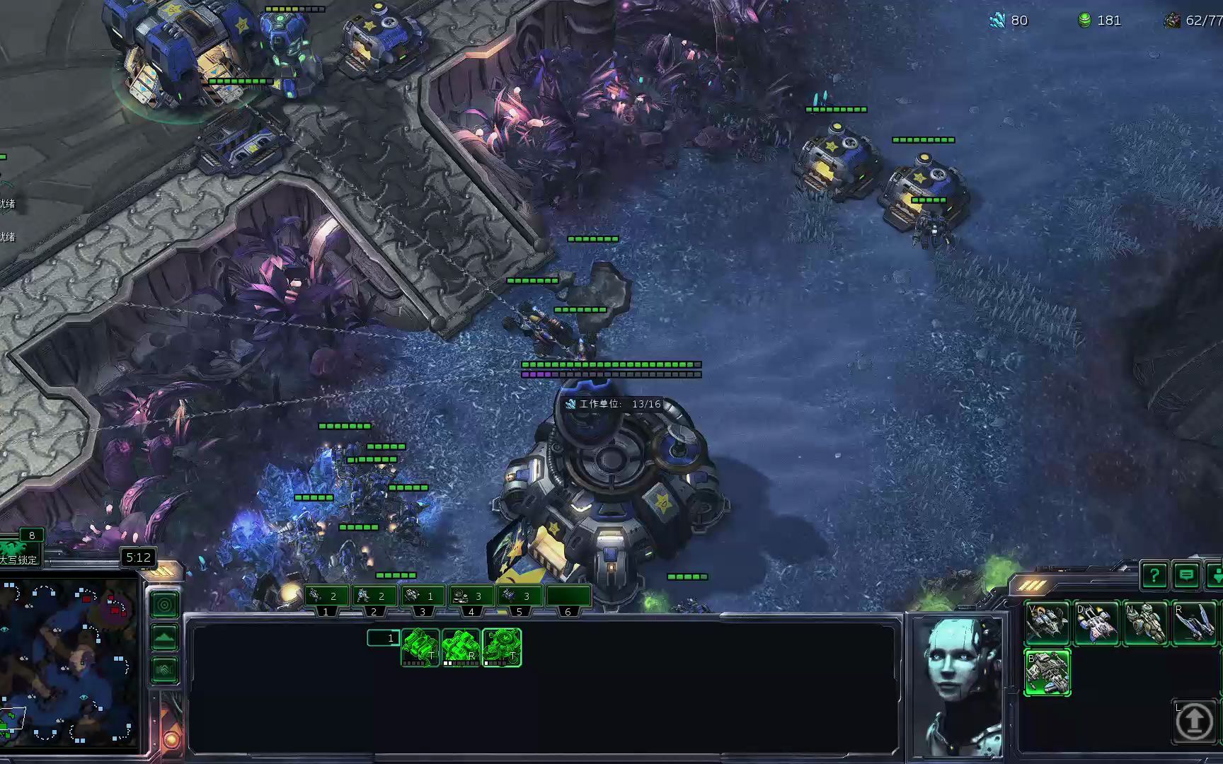 星际争霸ii泰伦市长睡前最后一把