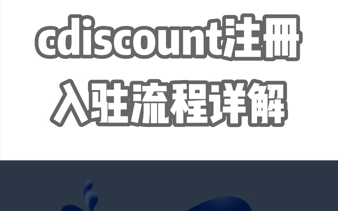 法国cdiscount平台入驻流程详解哔哩哔哩bilibili