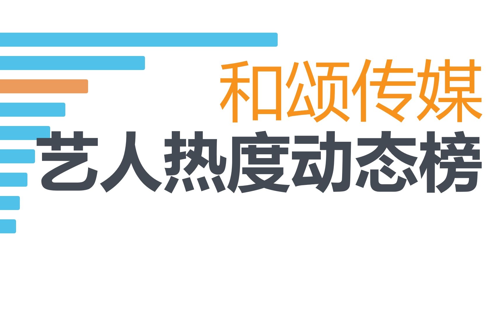 和颂传媒旗下艺人热度动态榜,你支持谁?哔哩哔哩bilibili