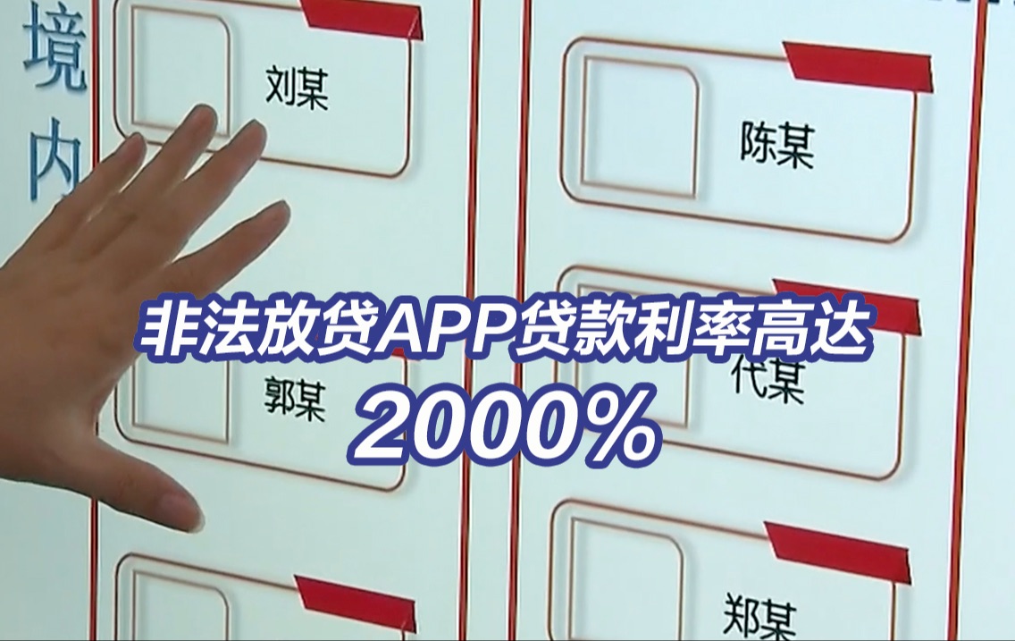 侦破!非法放贷APP贷款利率高达2000%哔哩哔哩bilibili