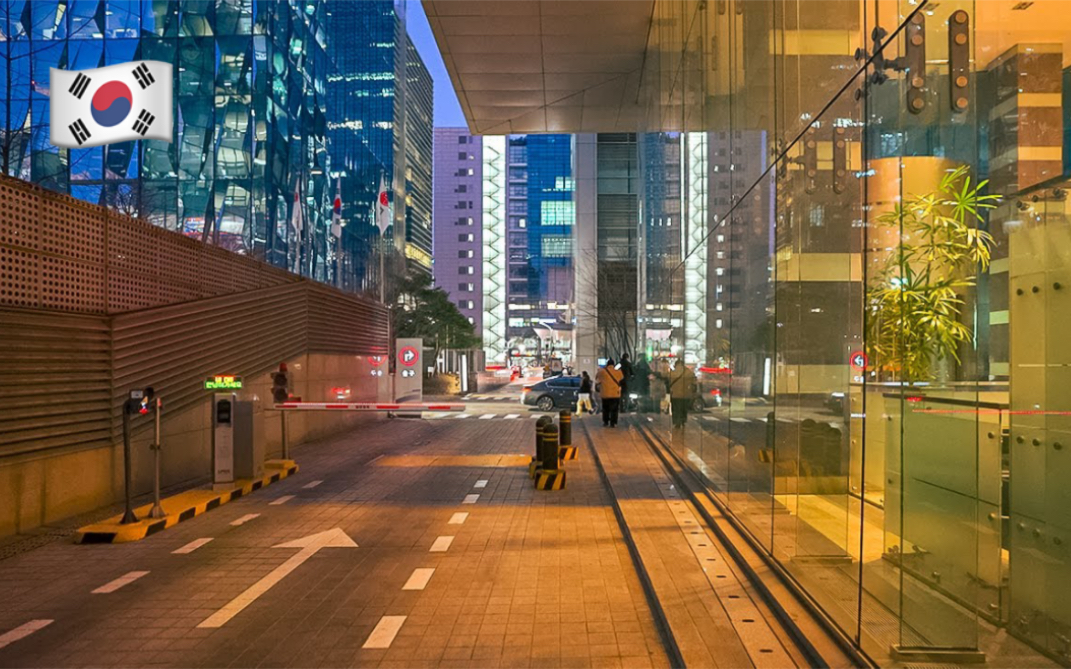 【4k超清】1月傍晚漫步游韩国首尔麻浦区 数码媒体城 拍摄日期:2024.