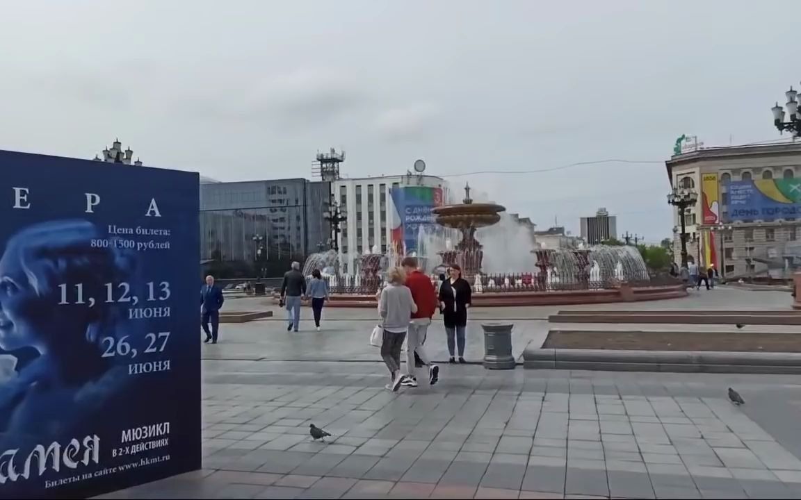 [图]【街拍】“阿穆尔河之波”军乐节市内军乐行进（2021）