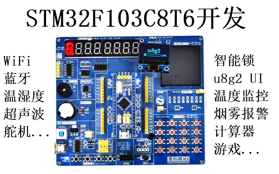 [图]STM32F103C8T6单片机应用开发/物联网/传感器（上）