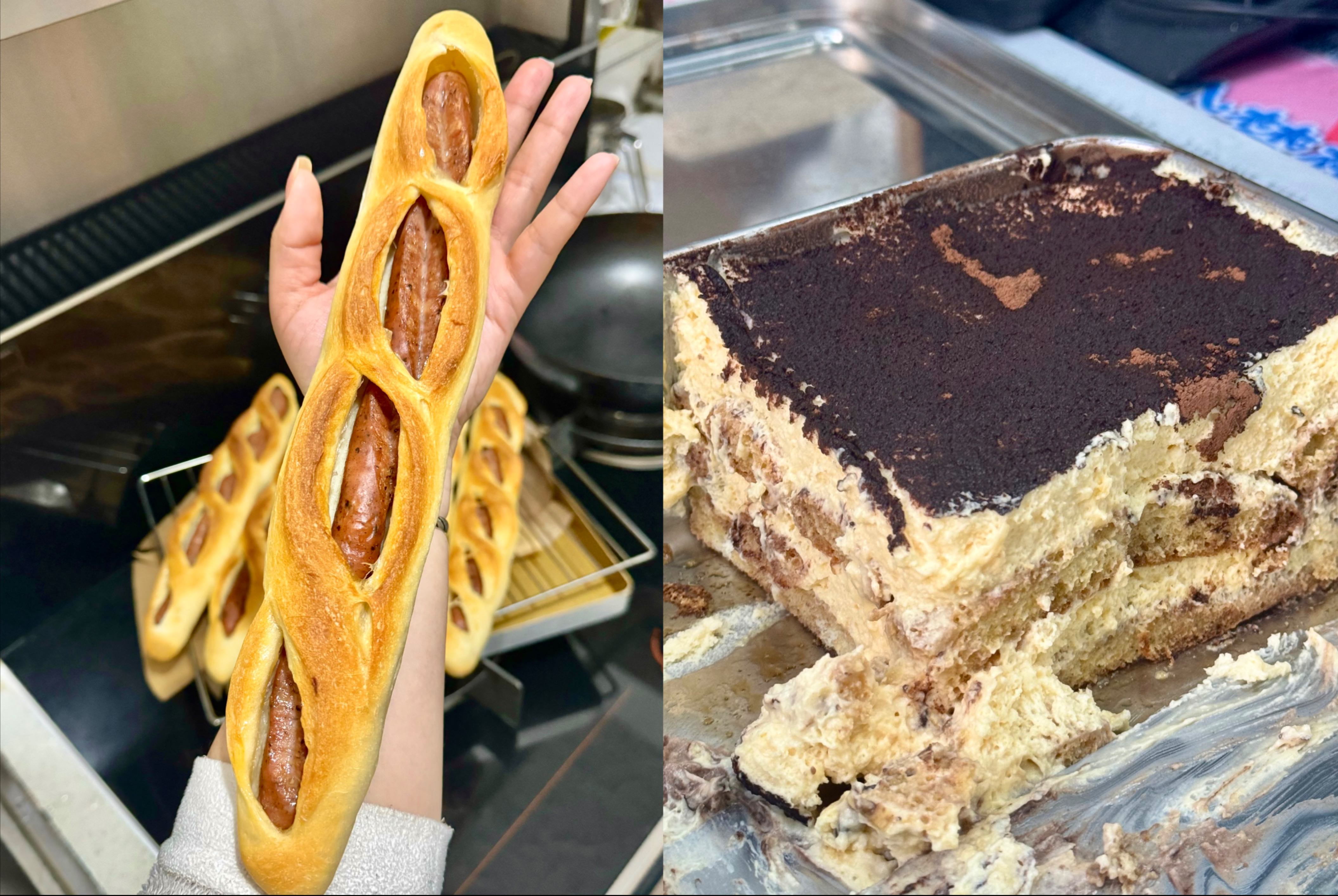 新充电宝!大战提拉米苏·法兰克福香肠面包