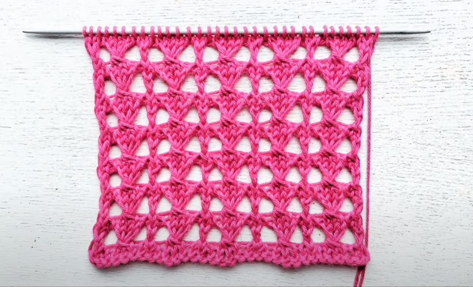 镂空花样也能这么别致好看,镂空三角花条教程,爱上它就是很简单