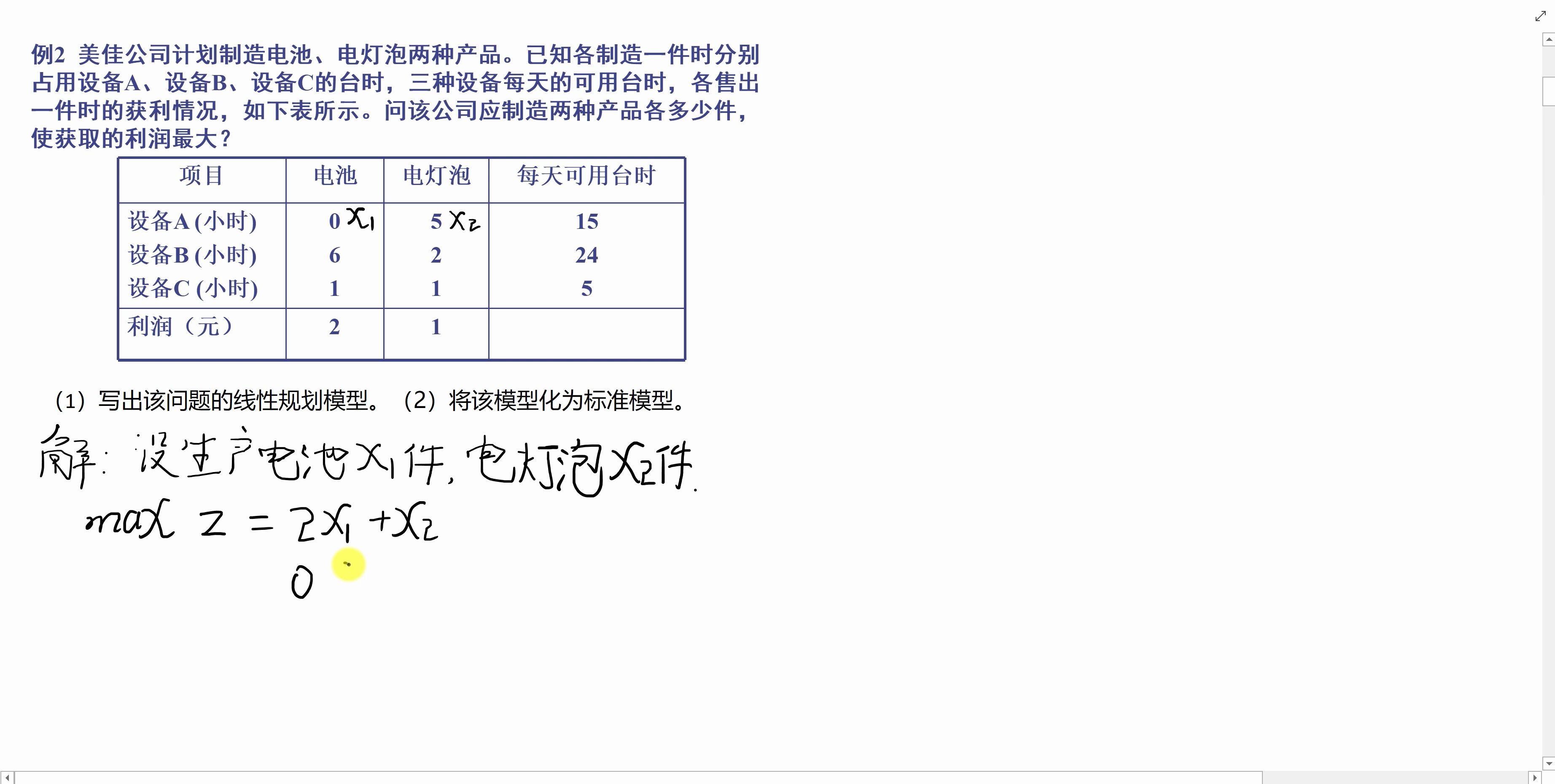 1.2.2 线性规划的标准模型哔哩哔哩bilibili