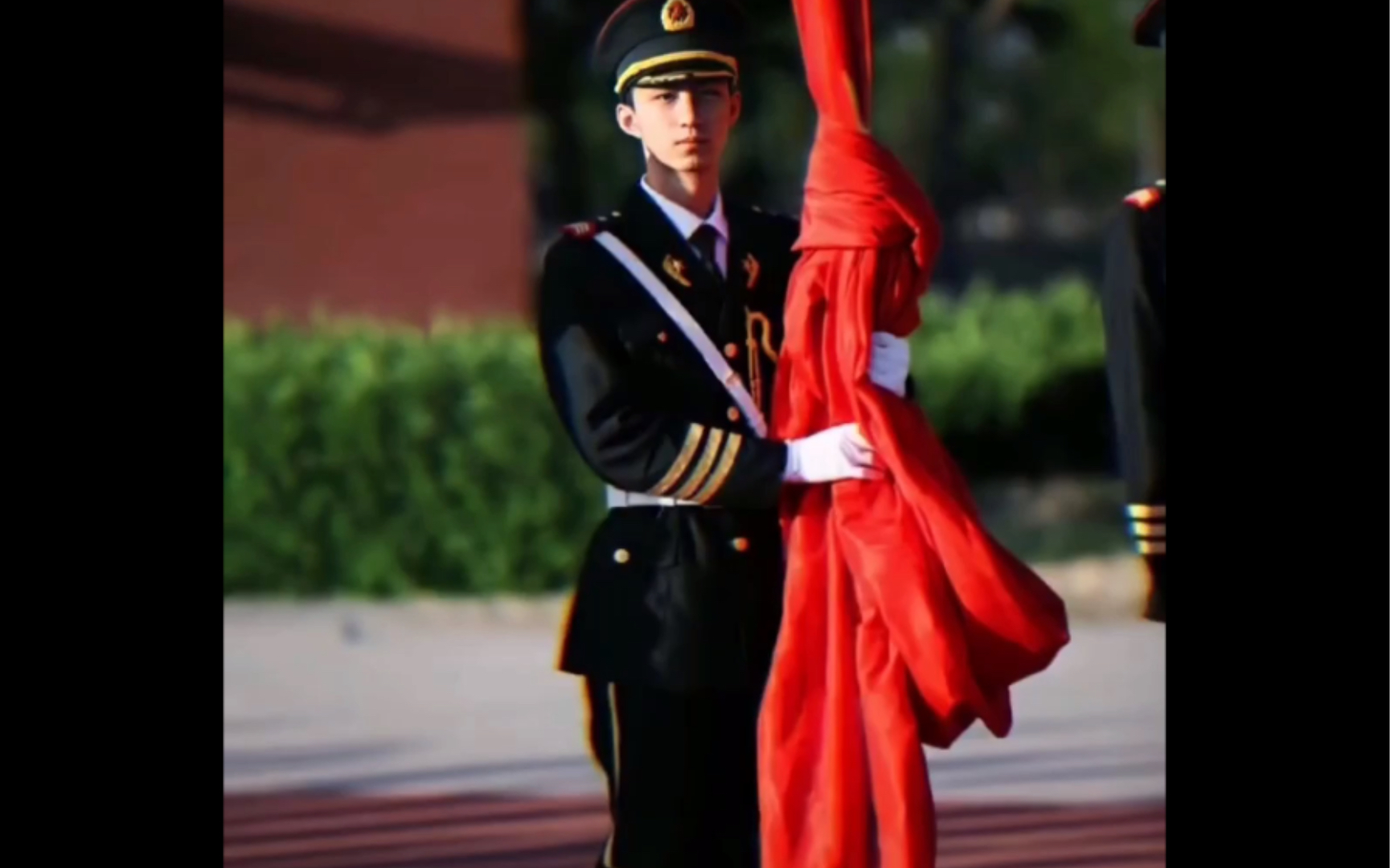 衡水第一中学国旗班高二护旗手