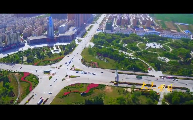 山东菏泽曹县航拍夜景带你了解曹县