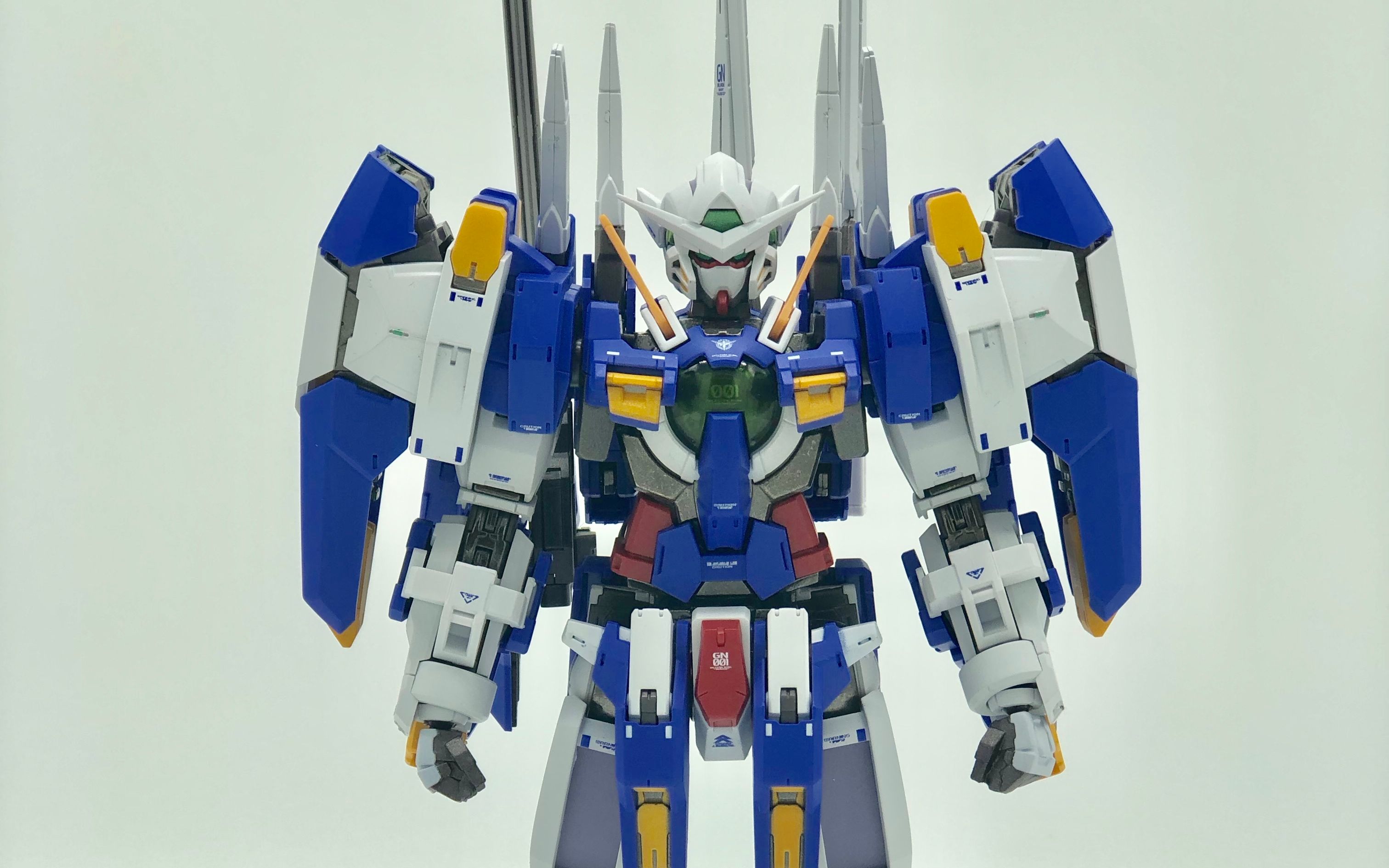 万代mb雪崩能天使普通版渣开箱新手视频