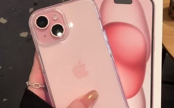 85_#iphone15 粉色看久了越看越好看!