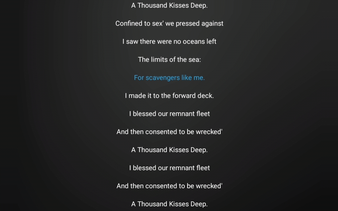 [图]《A Thousand Kisses Deep》听歌学英语