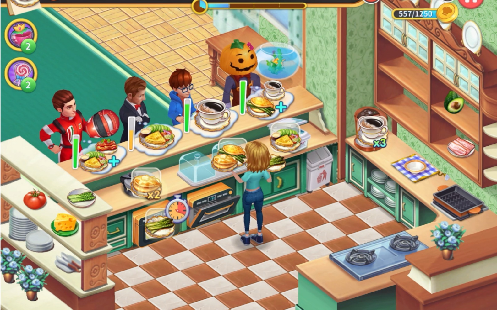 梦幻餐厅物语75-79 手指要冒火了